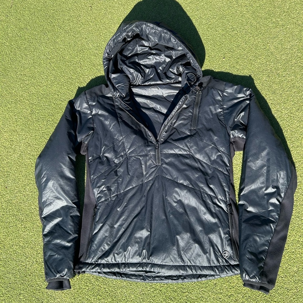 Oiselle Black Hooded Jacket